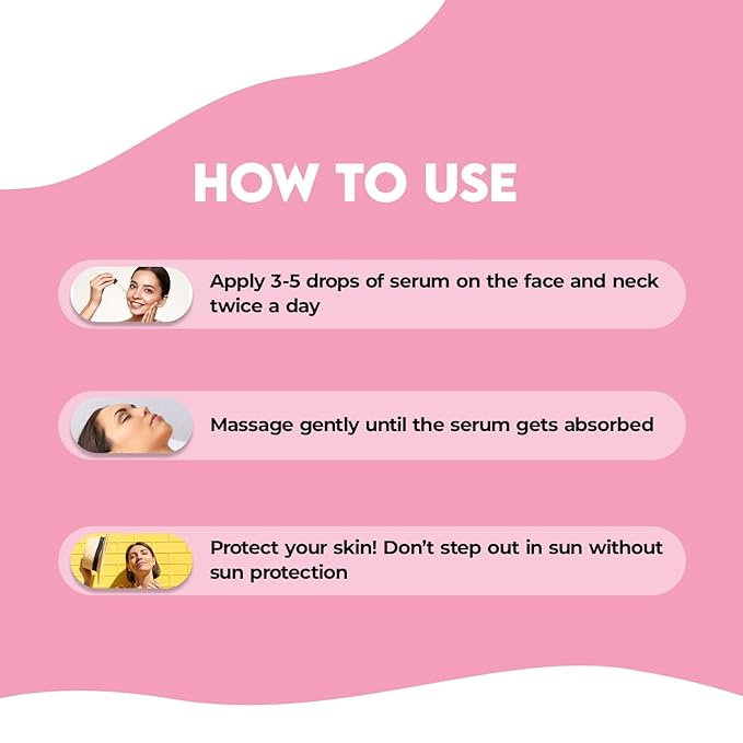 Jovees Herbal 2% Alpha Arbutin Pigmentation Cure Serum With 1% Kojic Acid, Cica Extract & Vitamin B3 | Reduces Blemishes & Improves Skin Texture | Brightens Skin | For All Skin Types | 30 ml