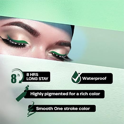 FACES CANADA Ultime Pro Longwear Eye Pencil  1.2 g | 8 Hr Long Stay | Smooth One Stroke Application | Intense Color Pay Off | Soft Blendable Formula | Smudge Proof | Water Proof