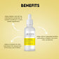 Jovees Herbal 5% Glycolic Acid Brightening Serum With 5% Niacinamide Yuzu Lemon & Hyaluronic Acid | Improves Skin Texture & Uneven Skin | For All Skin Types | 30 ml