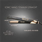 Hector Ionic Nano Titanium Hair Straightener- Gold Collection