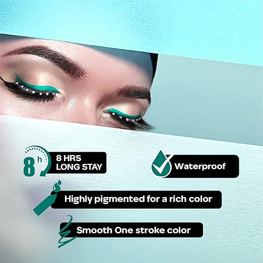 FACES CANADA Ultime Pro Longwear Eye Pencil  1.2 g | 8 Hr Long Stay | Smooth One Stroke Application | Intense Color Pay Off | Soft Blendable Formula | Smudge Proof | Water Proof