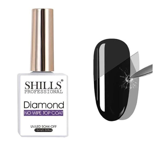 Shills Professional Diamond No Wipe Top Coat 15Ml
