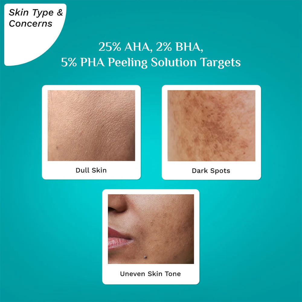 PILGRIM 25% AHA, 2% BHA, 5% PHA Peeling Solution 30ml