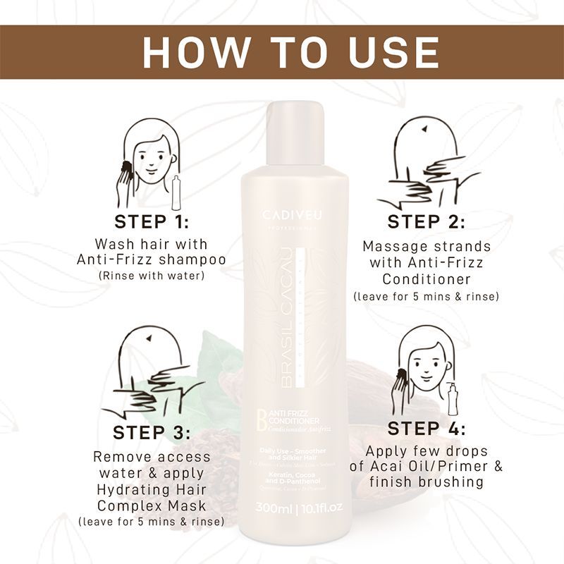 Cadiveu Brasil Cacau Anti Frizz Conditioner (300ml)