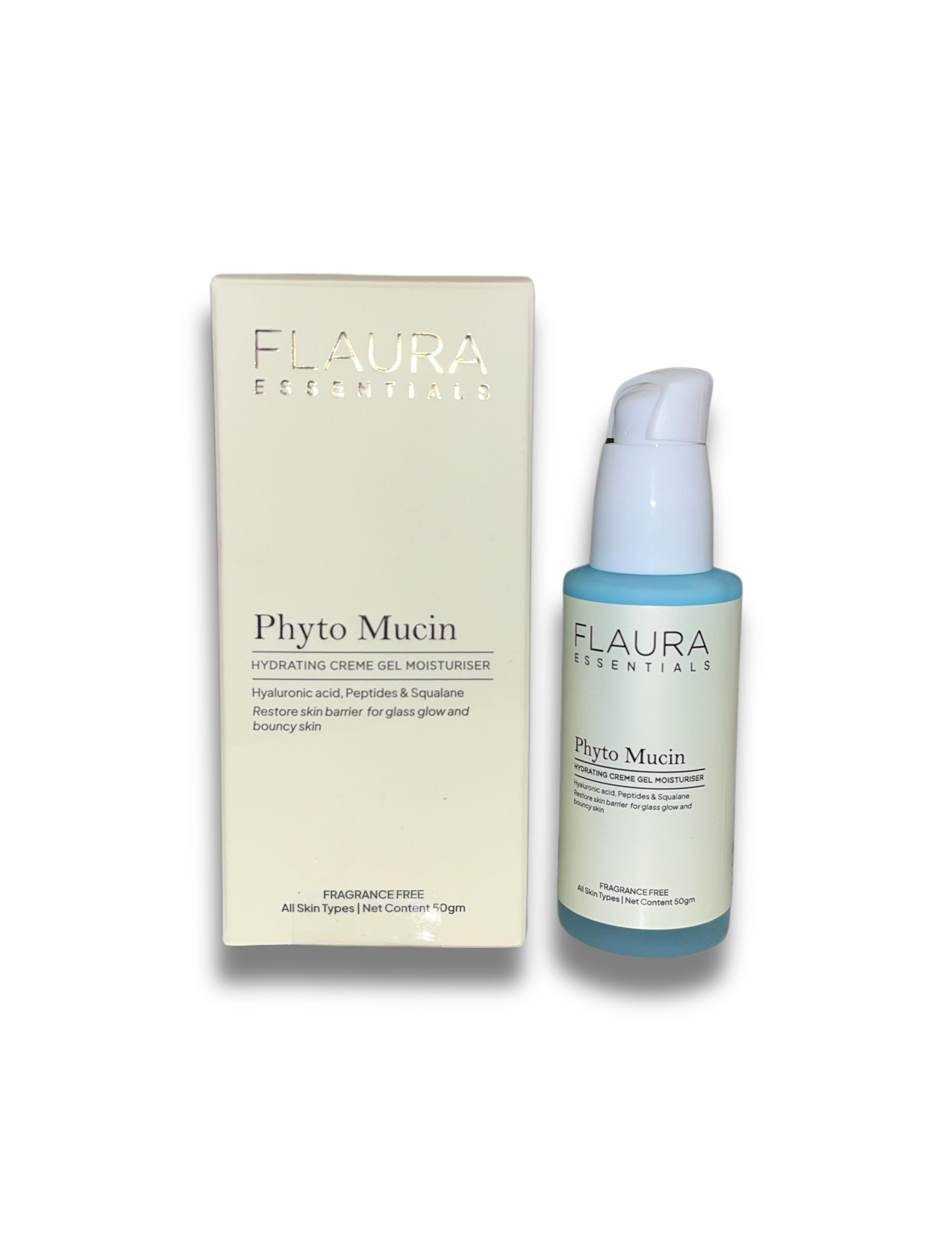 FLAURA ESSENTIALS Phyto Mucin Hydrating Creme Gel Moisturiser 50g