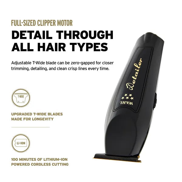 WAHL Professional Cordless Barber Combo™ The Ultimate Blending Clipper The Ultimate Cordless Trimmer
