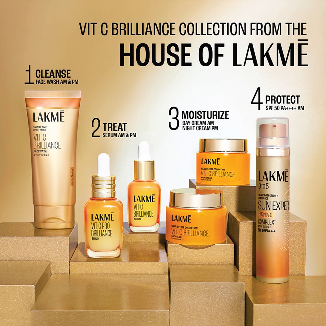 LAKMÉ Vit C Brilliance Face Wash 100g