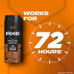 AXE 24X7 Warm Amber Fragrance Face Body Spray for Men 150ml