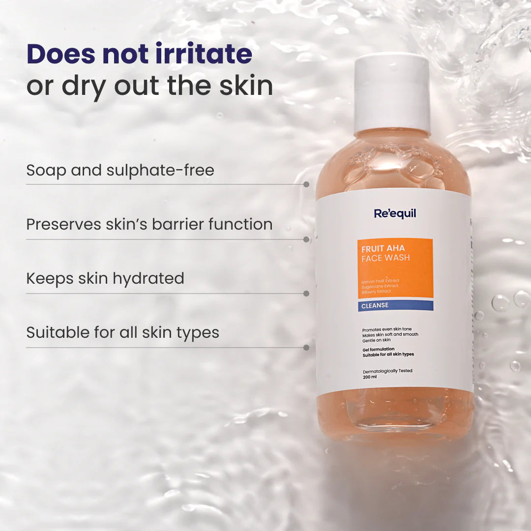 Re'equil Fruit AHA Face Wash 200ml