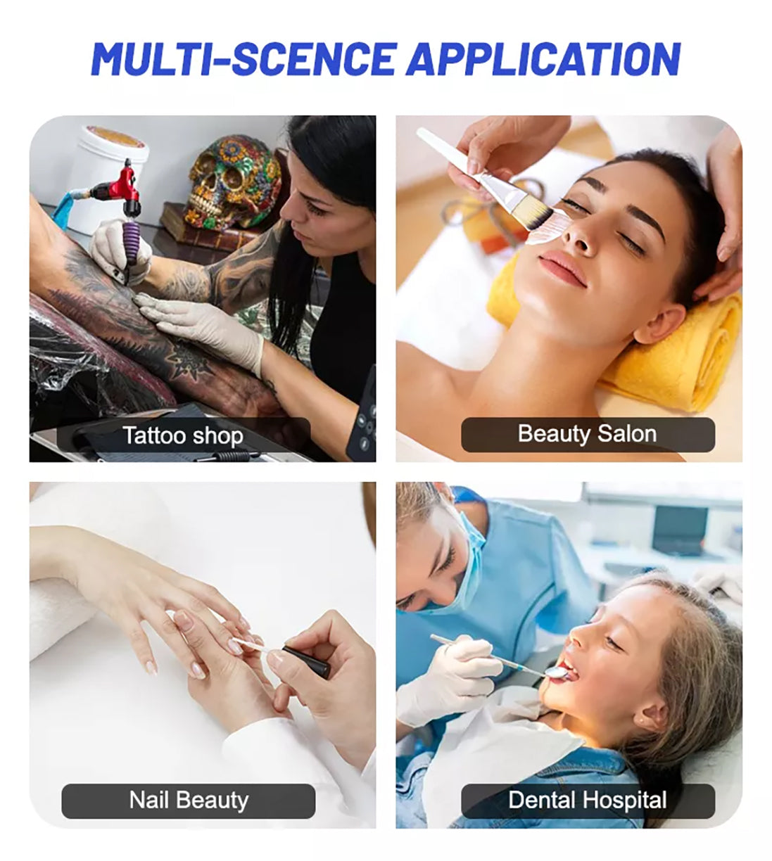 LED HALF MOON LIGHT HD M8X Moon Light for EyeLash Extension, Nails, Tattooing, Makeup, Microblading and Facials