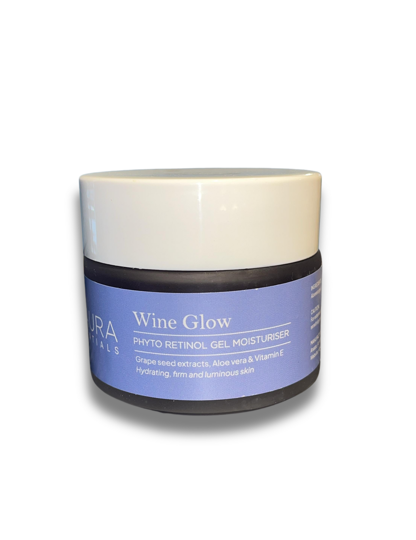 FLAURA ESSENTIALS Wine Glow Phyto Retinol Gel Moisturiser 100g