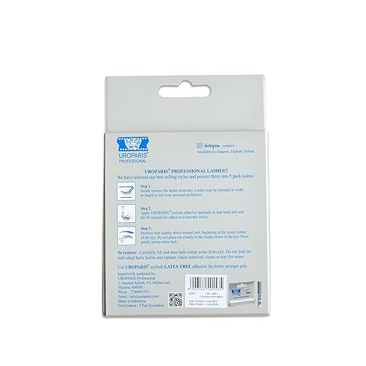 Uroparis Eyelashes 5 Pairs