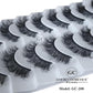 GOURI COSMETICS™ 3D FALSE EYELASHES - False Eyelashes for Women - (10 Pair Pack)