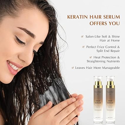 KERA FINE HAIR SERUM | 100ML | RICH REPAIR IMPROVES MANAGEABILITY SMOOTH & PROTECT | FOR ALL HAIR TYPES