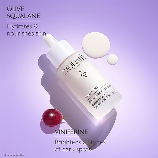 Caudalie Vinoperfect Radiance Dark Spot Serum - Reduces the Appearance of All Types of Dark Spots, Brightens & Evens Skin Tone 30ml