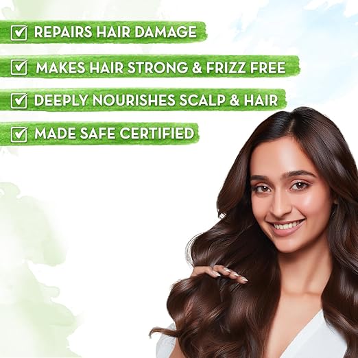 Mamaearth Hibiscus Damage Repair Hair Oil with Hibiscus & Curry Leaves for Strong & Nourished Hair|Repairs Rough, Dry & Damaged Hair|Makes Hair Smooth & Frizz Free|Suitable For All Hair Types (150ml)