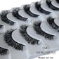 GOURI COSMETICS™ 3D FALSE EYELASHES - False Eyelashes for Women - (10 Pair Pack)