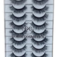 GOURI COSMETICS™ 3D FALSE EYELASHES - False Eyelashes for Women - (10 Pair Pack)