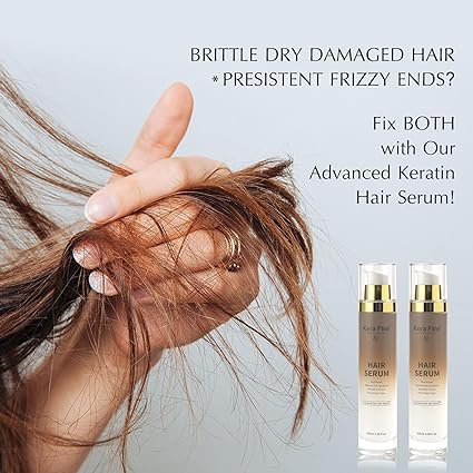 KERA FINE HAIR SERUM | 100ML | RICH REPAIR IMPROVES MANAGEABILITY SMOOTH & PROTECT | FOR ALL HAIR TYPES