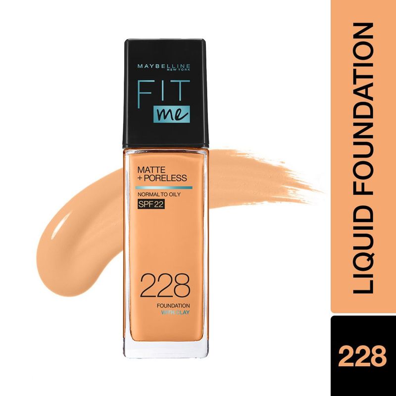 Maybelline Fit Me Matte Poreless Normal To Oily SPF 22 Foundation