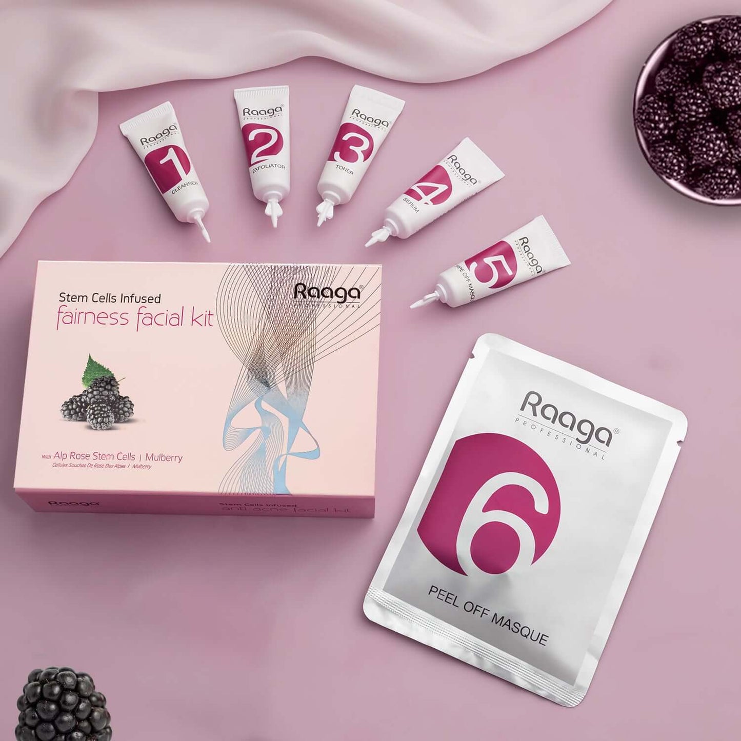 Raaga Professional Fairness Facial Kit 6 Steps