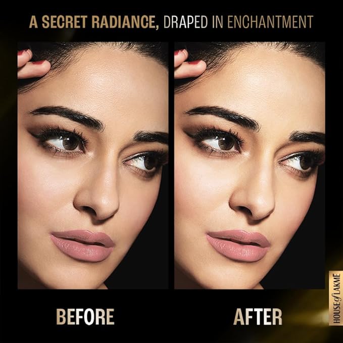 Lakme Perfecting Liquid Foundation,Waterproof Full Coverage Long Lasting - Light Oil Free Face Makeup with Vitamin E, Dewy Finish Glow 27ml