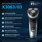 Philips Electric Shaver for Men, SkinProtect Technology, Wet and Dry Shave, 3D Floating Heads, 27 Self Sharpening Blades, Pop-up Trimmer, Cordless, Waterproof X3063/03 (New Model)