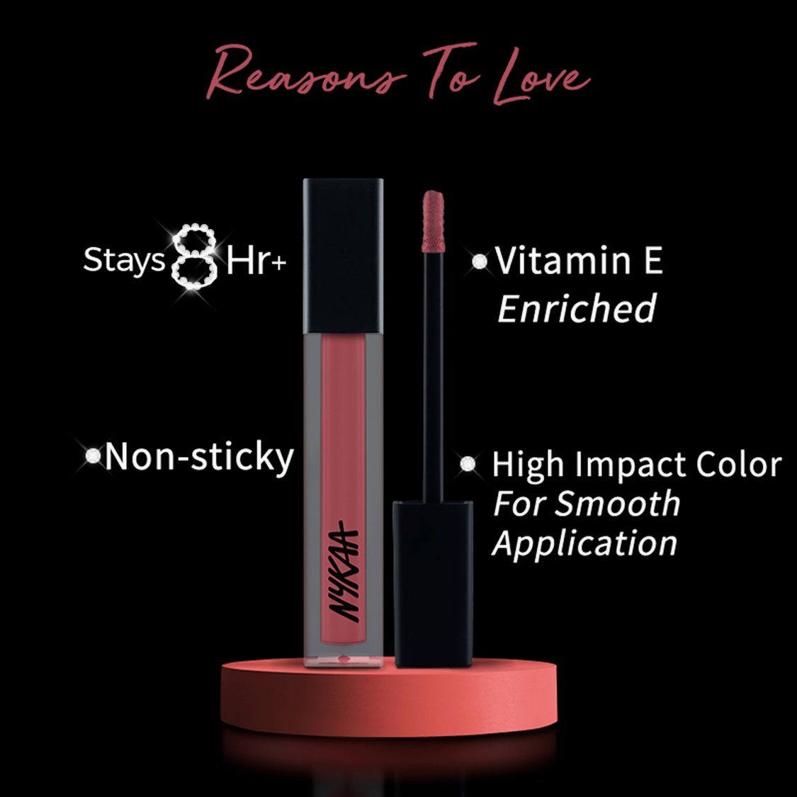 NYKAA Matte Full Coverage Lip Gloss 3.5ml