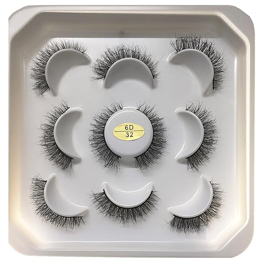 GOURI COSMETICS™ 3D FALSE EYELASHES - False Eyelashes for Women - ( 5 Pair Pack )