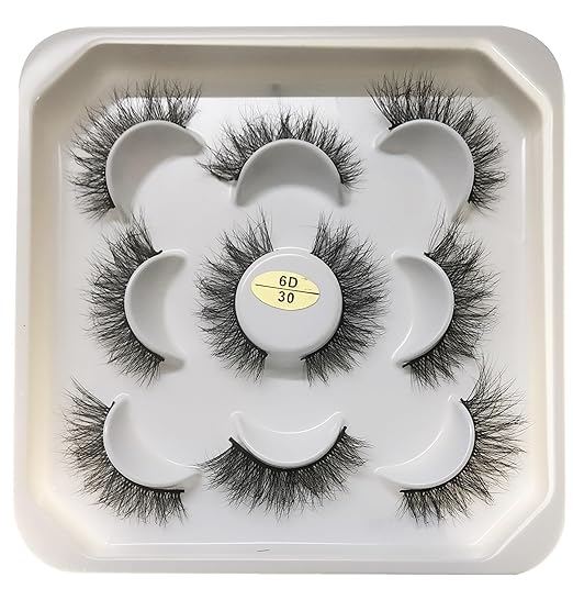 GOURI COSMETICS™ 3D FALSE EYELASHES - False Eyelashes for Women - ( 5 Pair Pack )