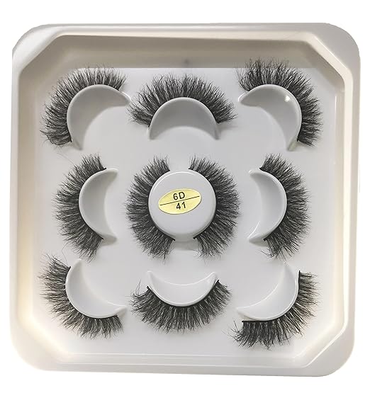 GOURI COSMETICS™ 3D FALSE EYELASHES - False Eyelashes for Women - ( 5 Pair Pack )