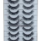 GOURI COSMETICS™ 3D FALSE EYELASHES - False Eyelashes for Women - (10 Pair Pack)