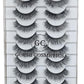 GOURI COSMETICS™ 3D FALSE EYELASHES - False Eyelashes for Women - (10 Pair Pack)
