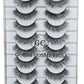 GOURI COSMETICS™ 3D FALSE EYELASHES - False Eyelashes for Women - (10 Pair Pack)