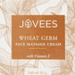 Jovees Herbal Wheat Germ Face Massage Cream with Vitamin E skin Nourishing and Hydrating |50gm