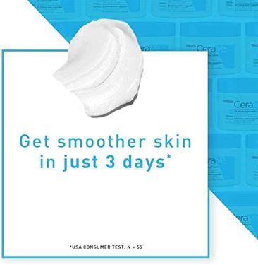 CeraVe SA Smoothing Cream 177Ml 6oz  Body Moisturiser for Smoother Skin in Just 3 Days