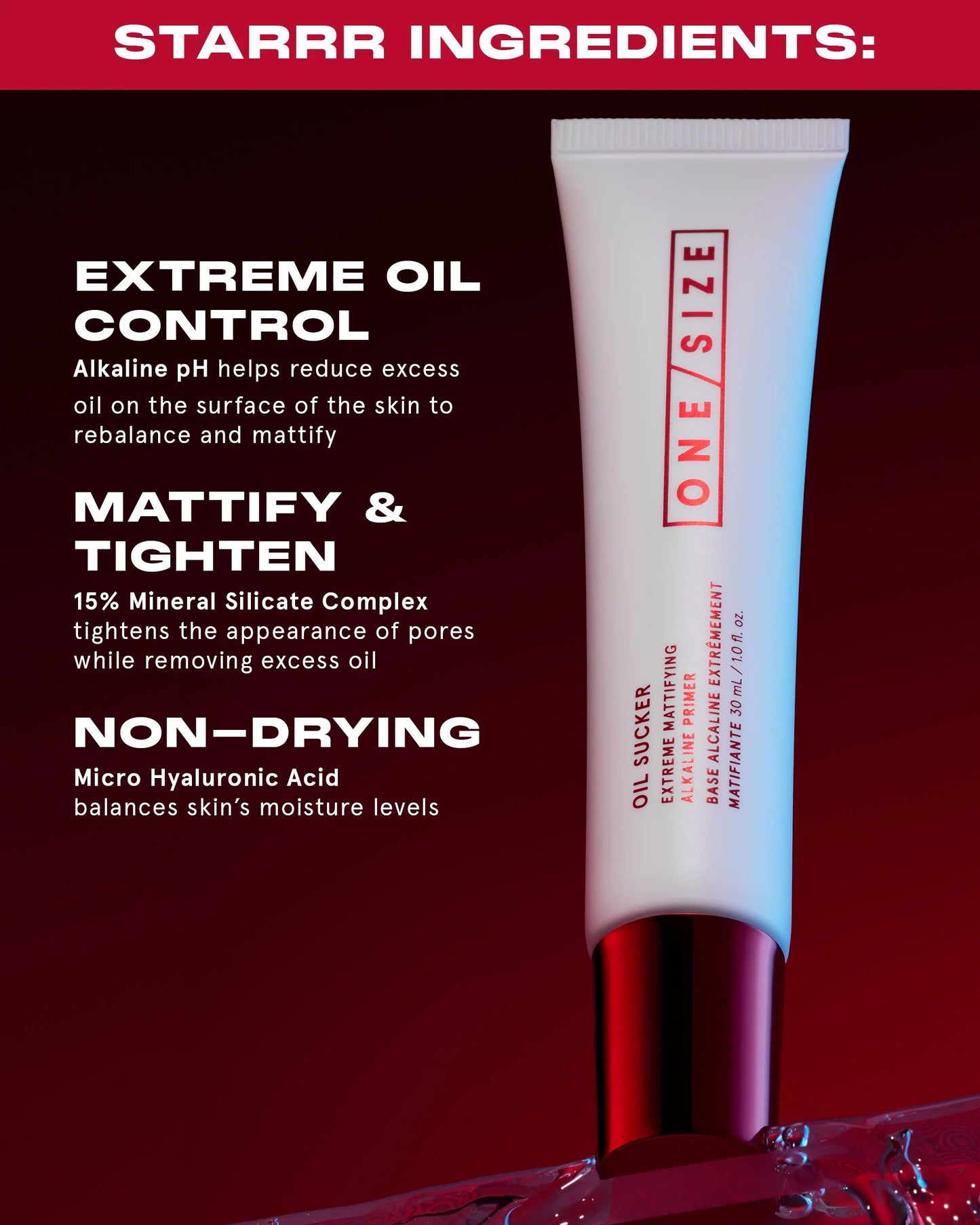 one size Oil Sucker Extreme Mattifying Alkaline Primer 30ml