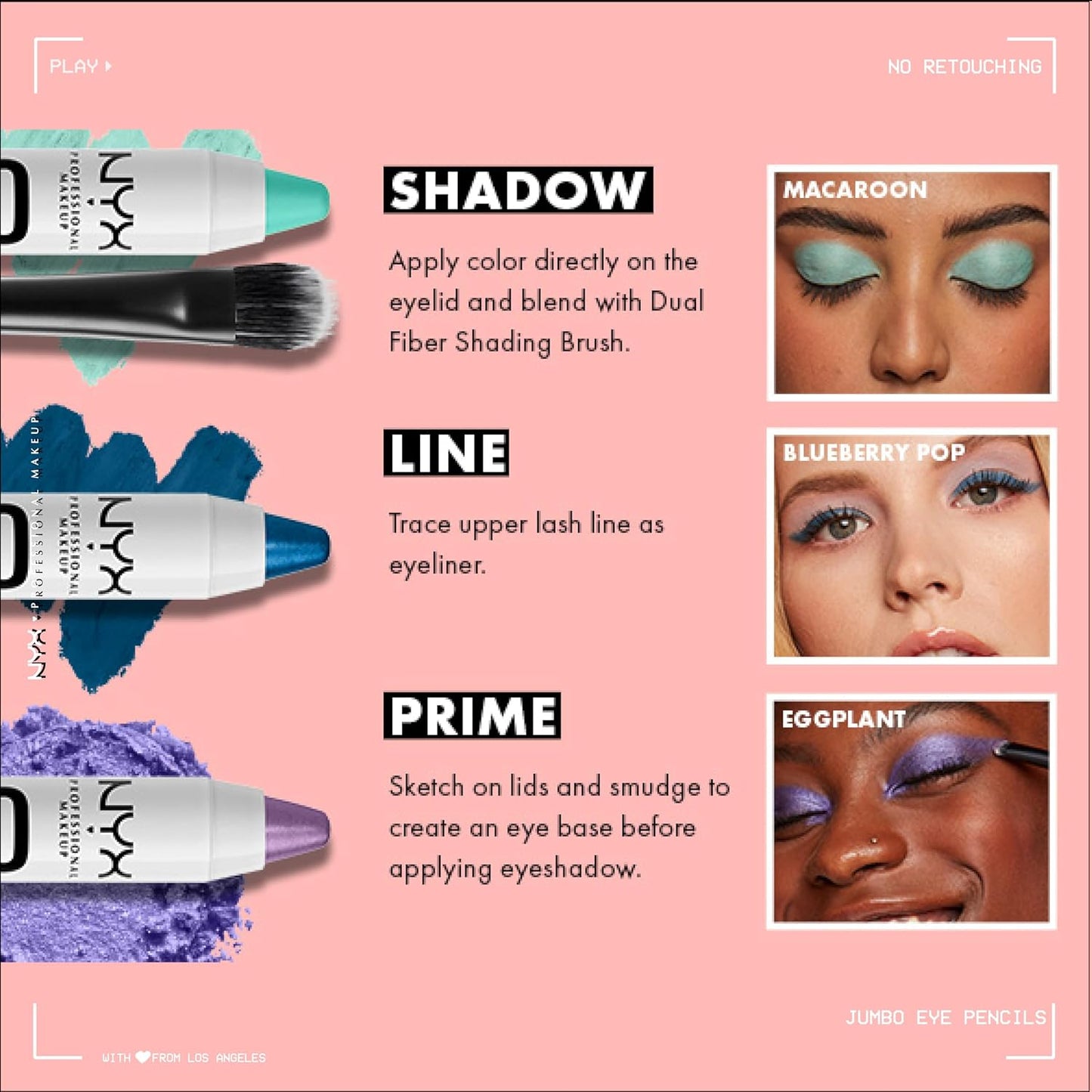 Nyx Professional Makeup Jumbo Eye Pencil 5g Brown Bean 601