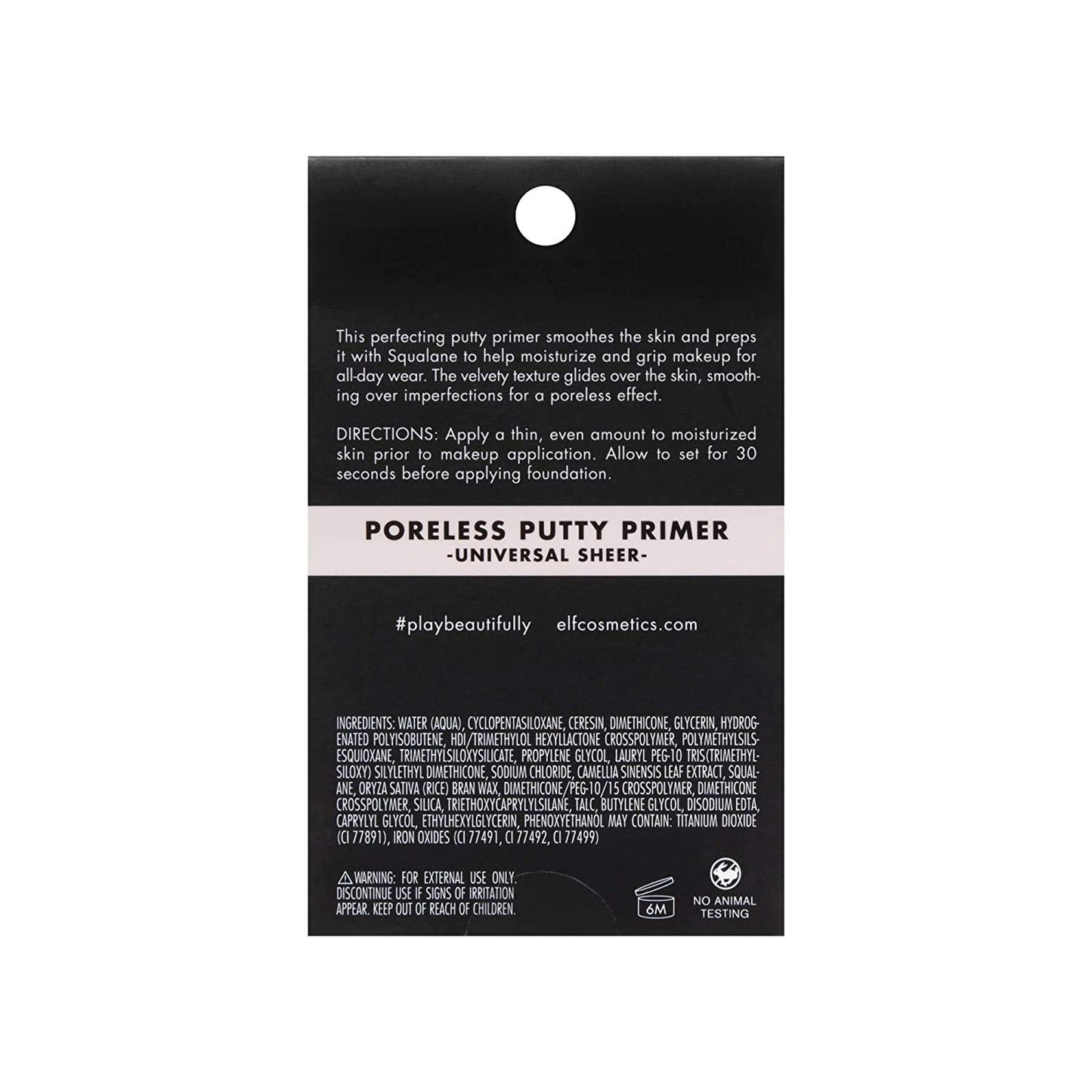 e.l.f Poreless Putty Universal Sheer Primer With Hydrating Squalane 21g