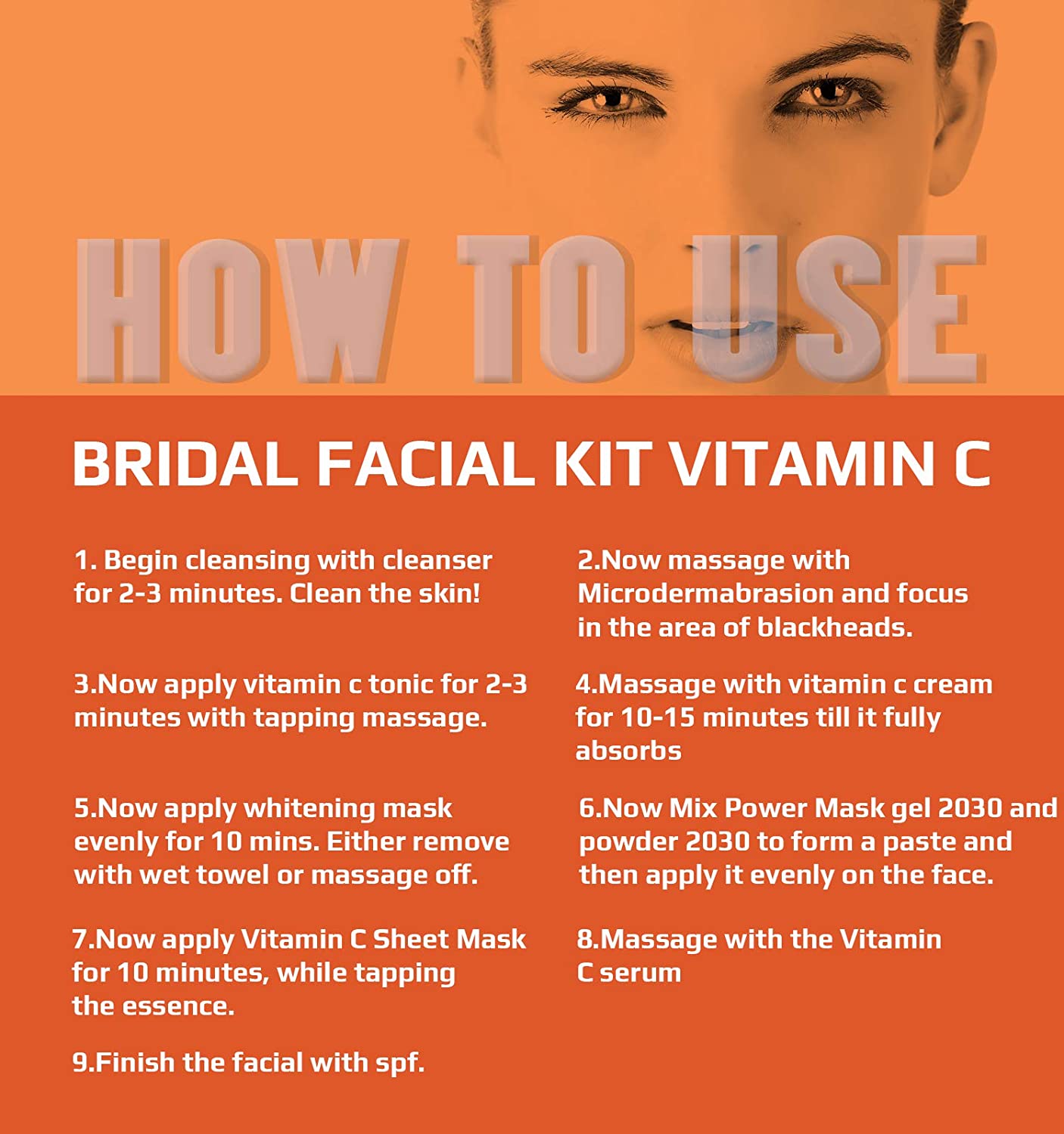 O3+ Professional Bridal Facial Kit Vitamin C Glowing Skin Single Use