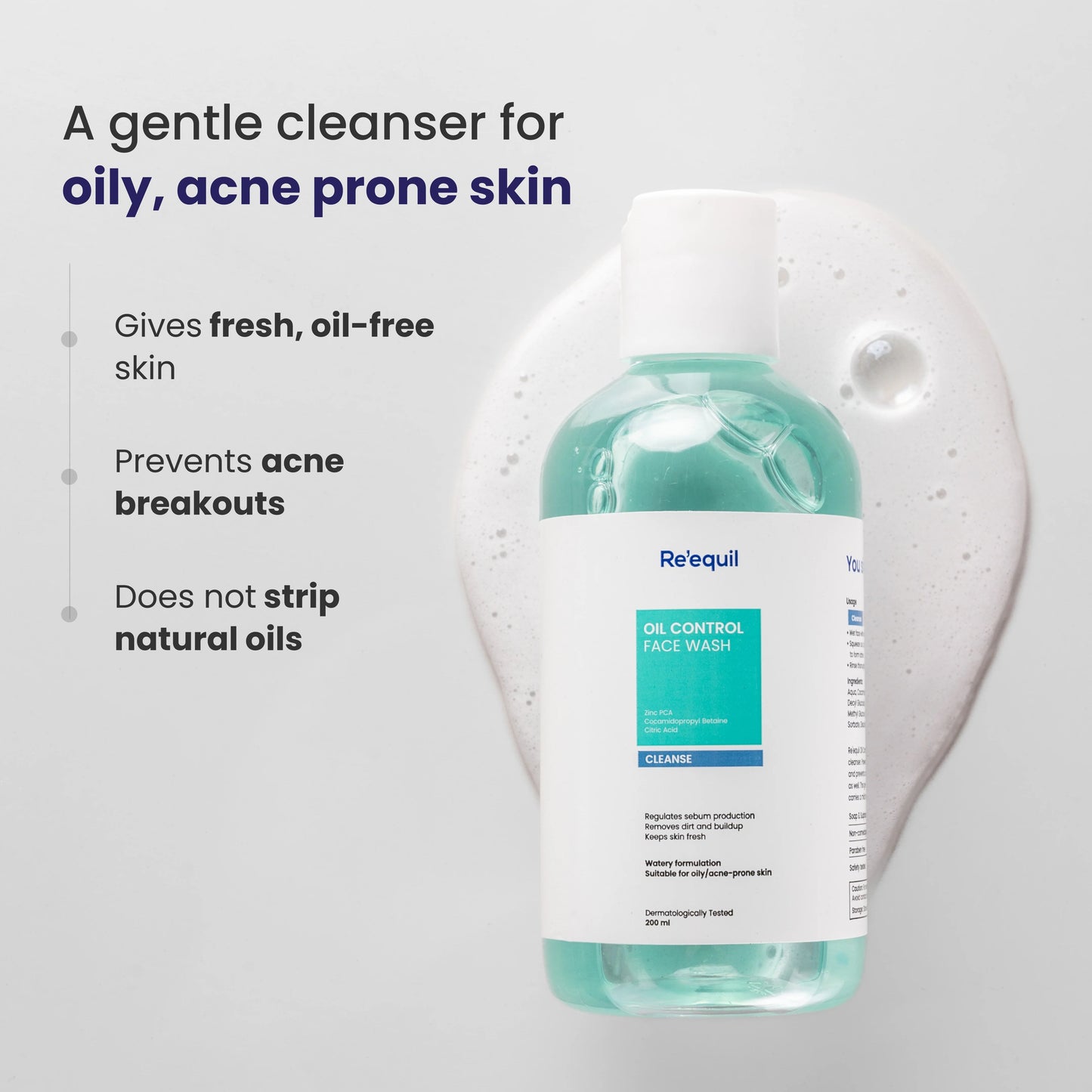 Re'equil Oil Control Face Wash 200ml