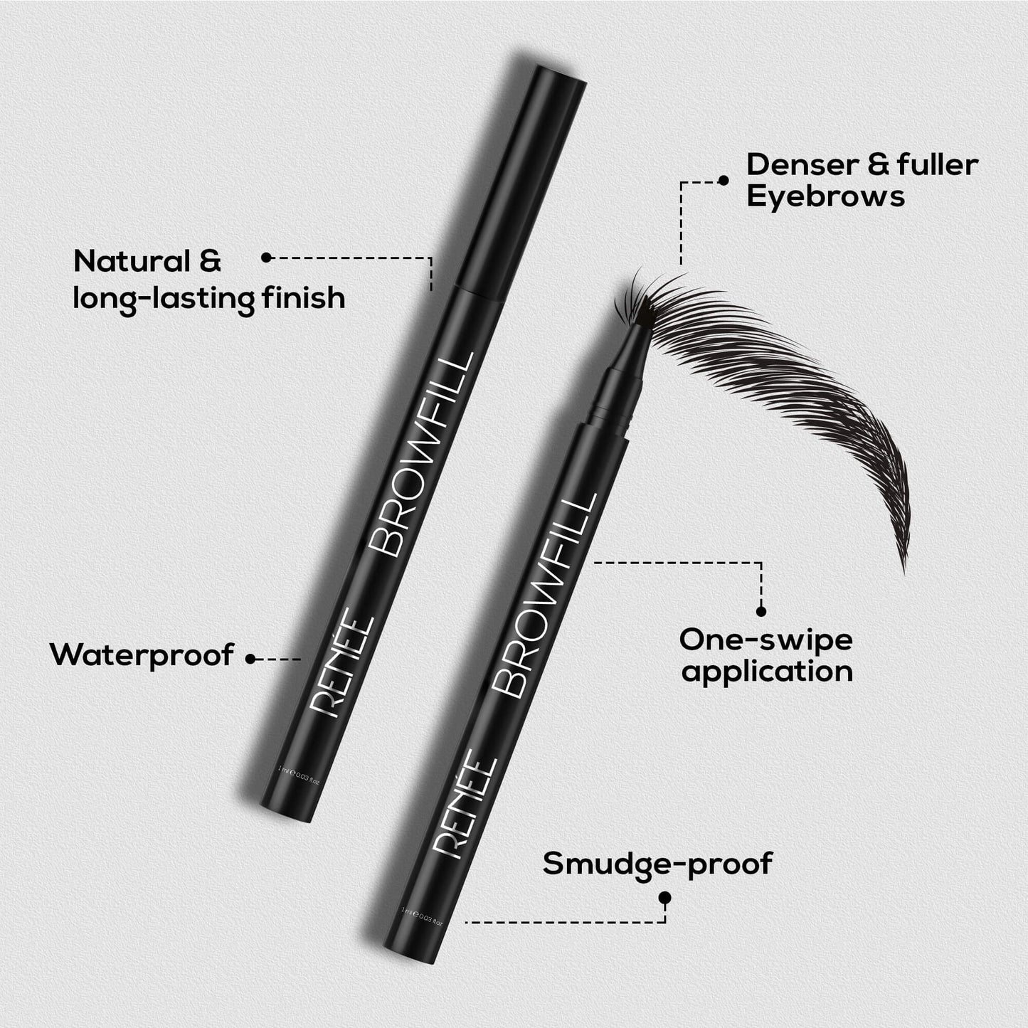 RENEE Browfill Eyebrow Pen, 1ml