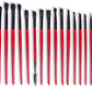 BEAUTILICIOUS Hued Collection Brush Kit (25 Pcs.) + Free Onyx Glam Brush book (Brush folder)