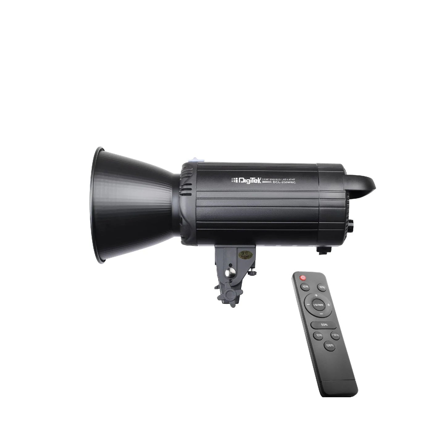 Digitek Lite (DCL-250WBC) Combo Bi Color Continuous LED Light with 18 CM Reflector Suitable for All Kinds of Small Production Photography/Power Saving & Environment Protection