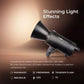 Digitek Lite (DCL-250WBC) Combo Bi Color Continuous LED Light with 18 CM Reflector Suitable for All Kinds of Small Production Photography/Power Saving & Environment Protection