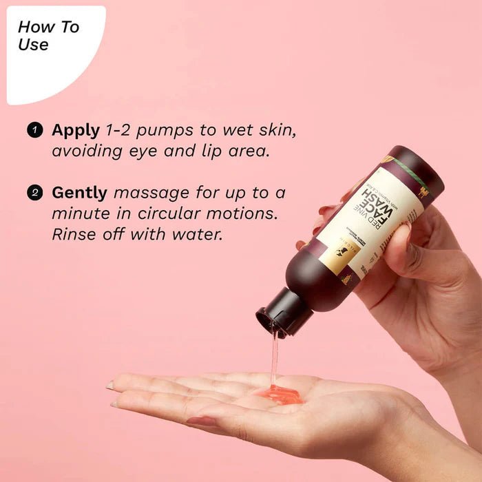 PILGRIM Red Vine Face Wash with Vitamin C & Aloe 100ml