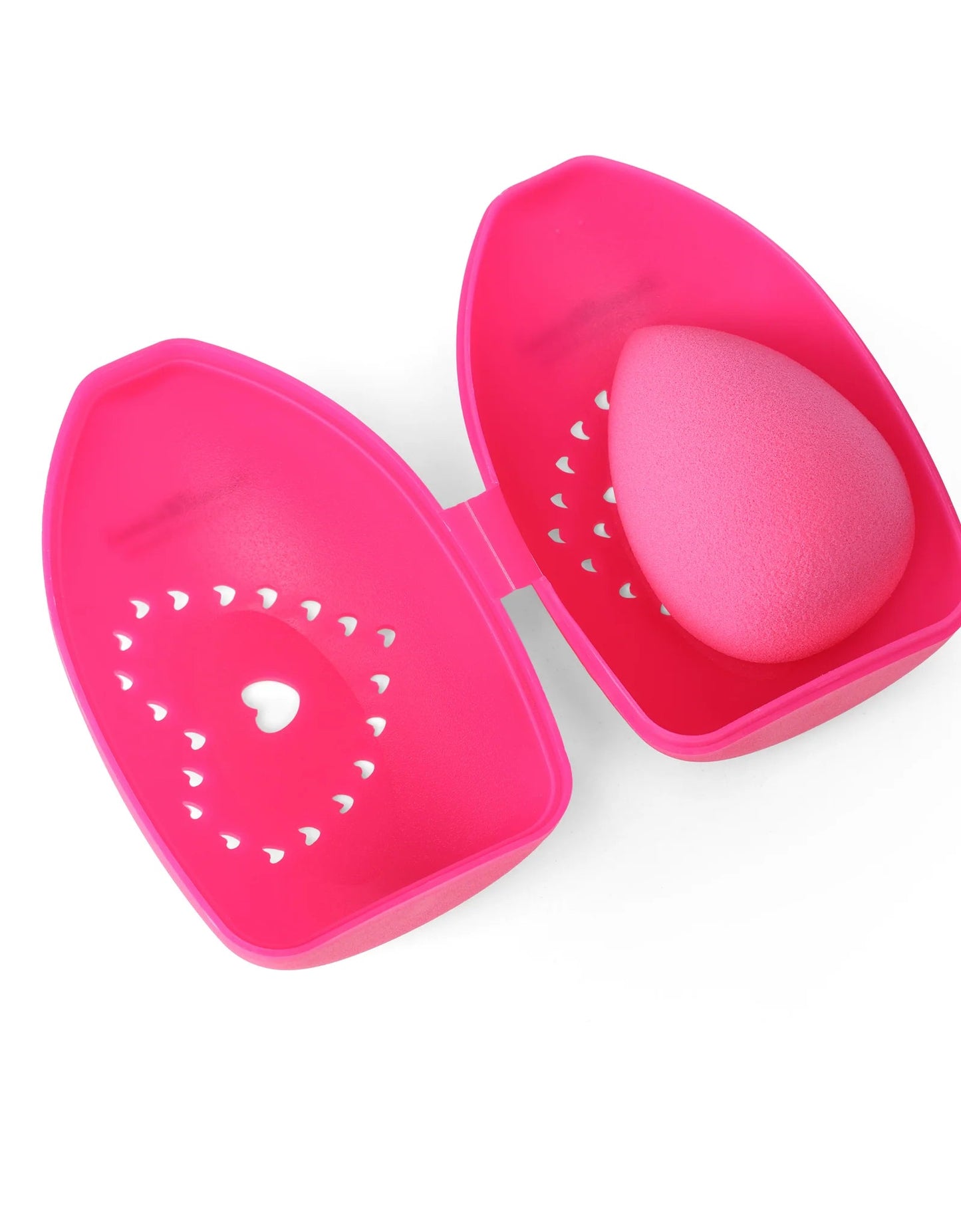 Beautilicious Teardrop Pink Blender With Travel Case - Droper Flawless Blender