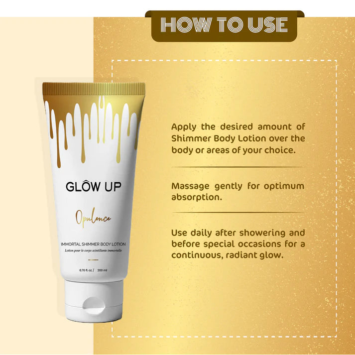 Glowup OPULENCE IMMORTAL SHIMMER BODY LOTION 200ML