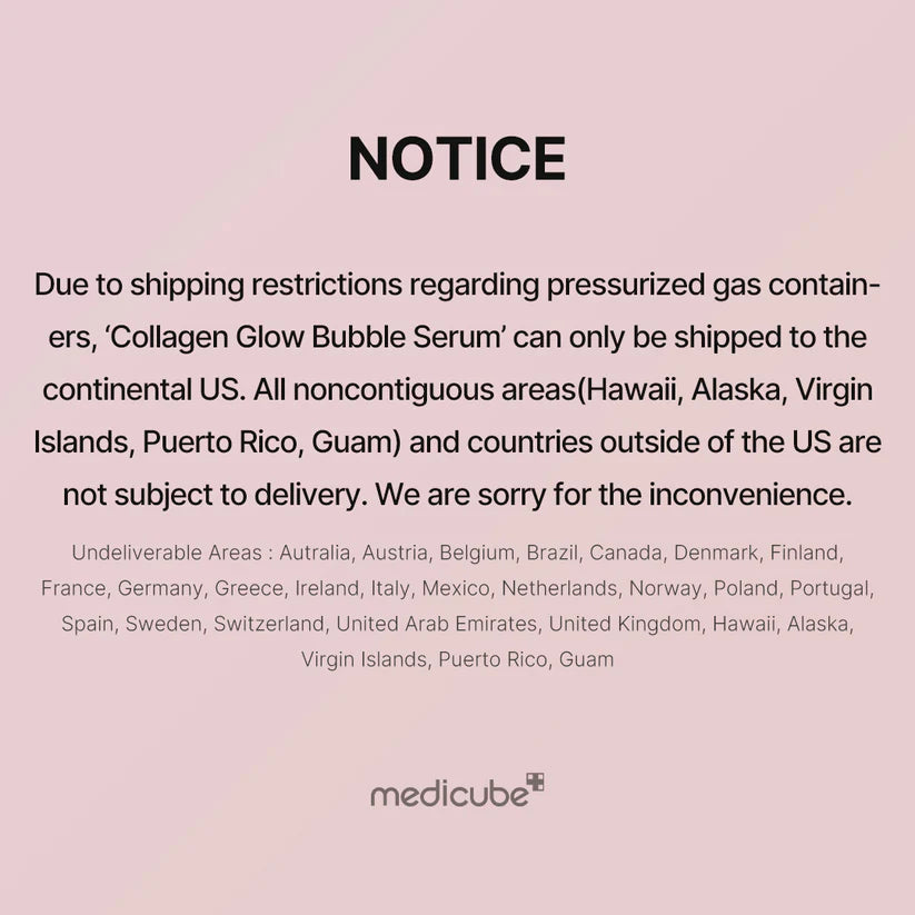 Medicube Collagen Glow Bubble Serum 100ml