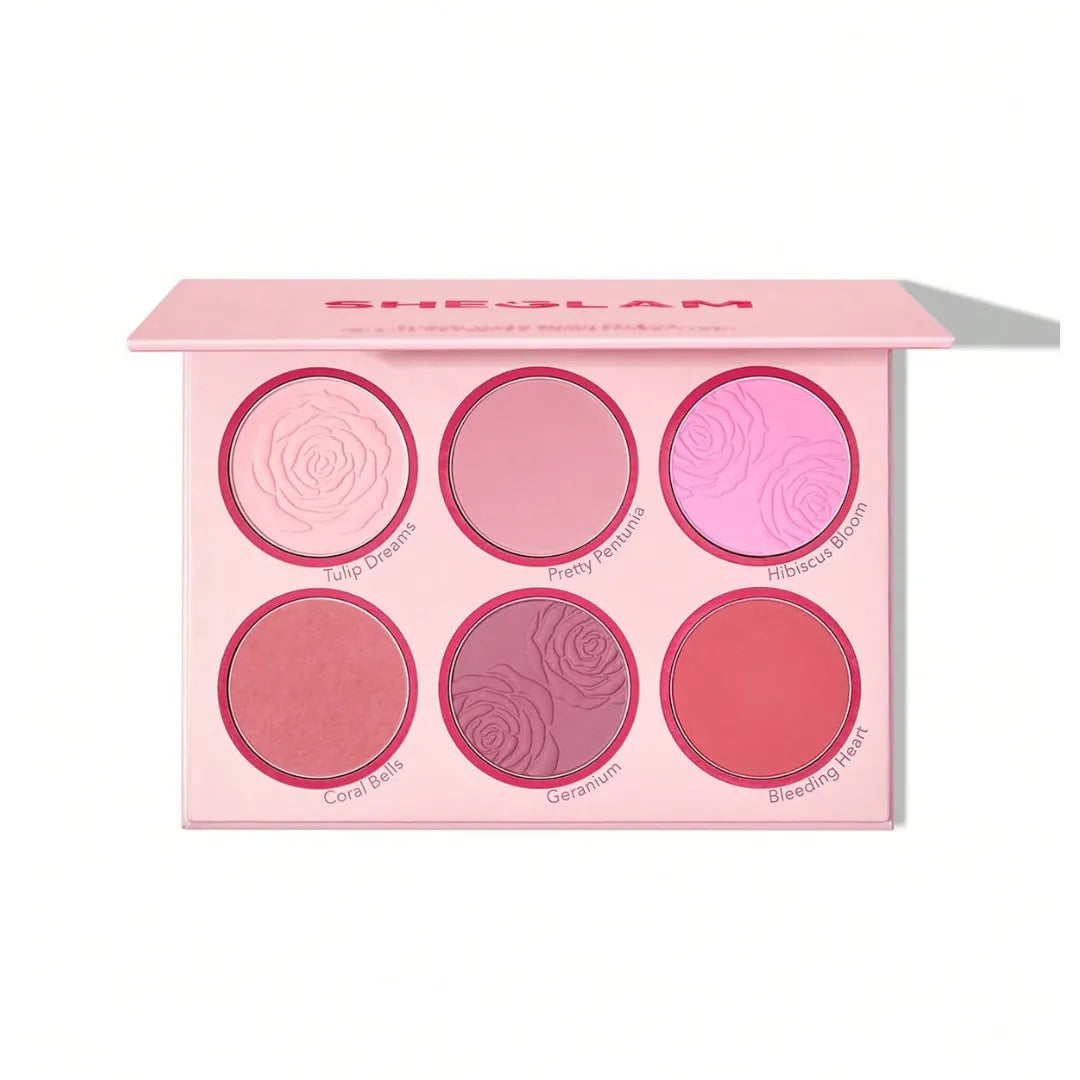 Sheglam Floral Flush Blush Palette-Blushing Bouquet